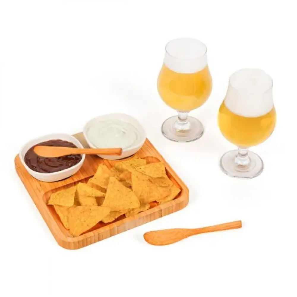 KIT PETISCO, PATE E CERVEJA - 7 PÇS