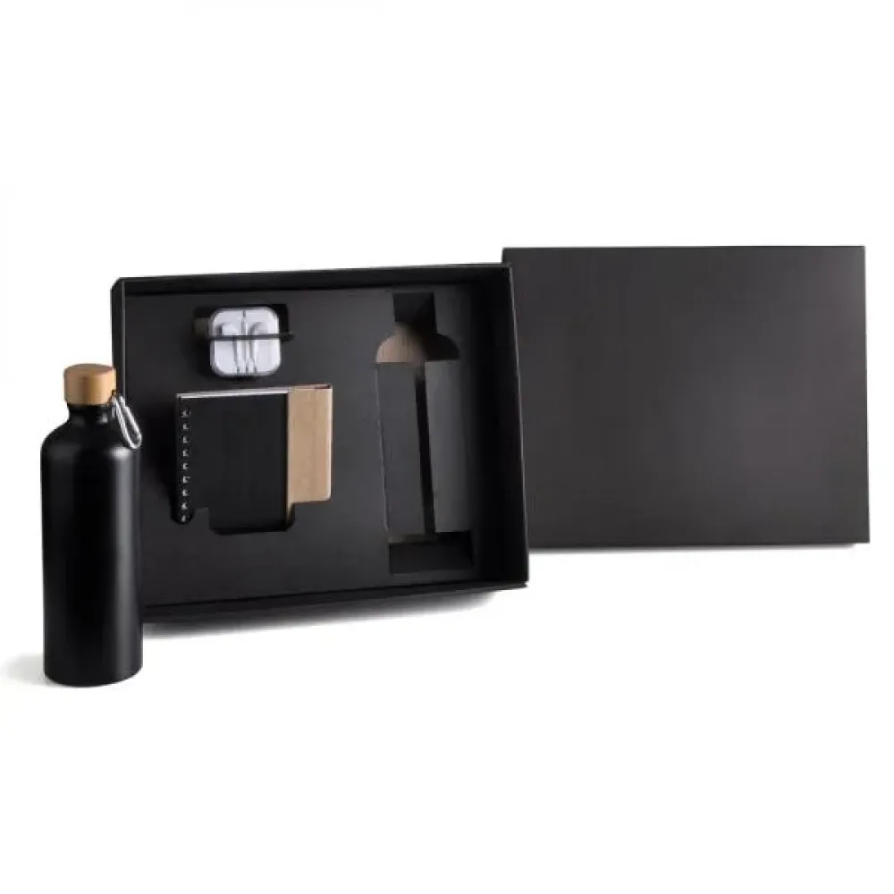 KIT GARRAFA, CADERNO E FONE - 4 PÇS-KT-90284