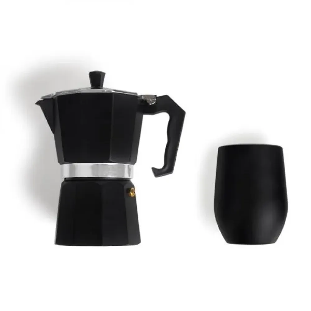 KIT PARA CAFÉ COM CAFETEIRA ITALIANA - 2 PÇS