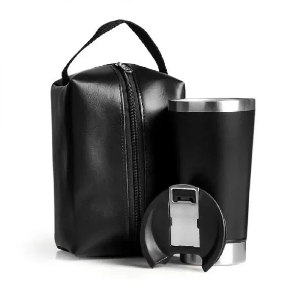 KIT NECESSAIRE E COPO TÉRMICO - 2 PÇS