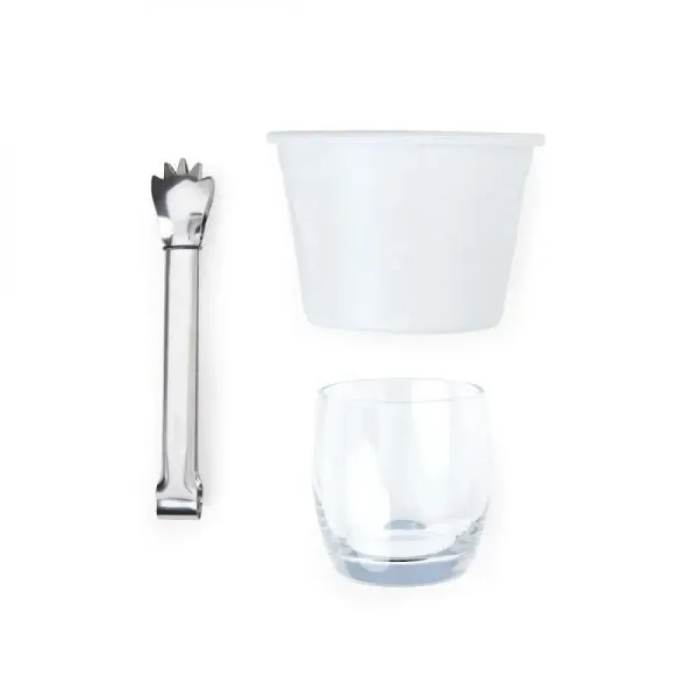 KIT PARA WHISKY - 4 PÇS - NÃO ACOMPANHA GARRAFA