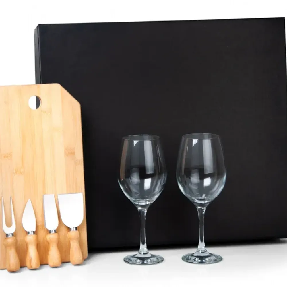 KIT QUEIJO E VINHO - 7 PÇS