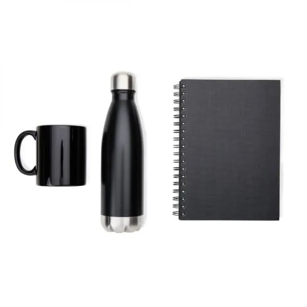 KIT CADERNO E ACESSÓRIOS - 3 PÇS