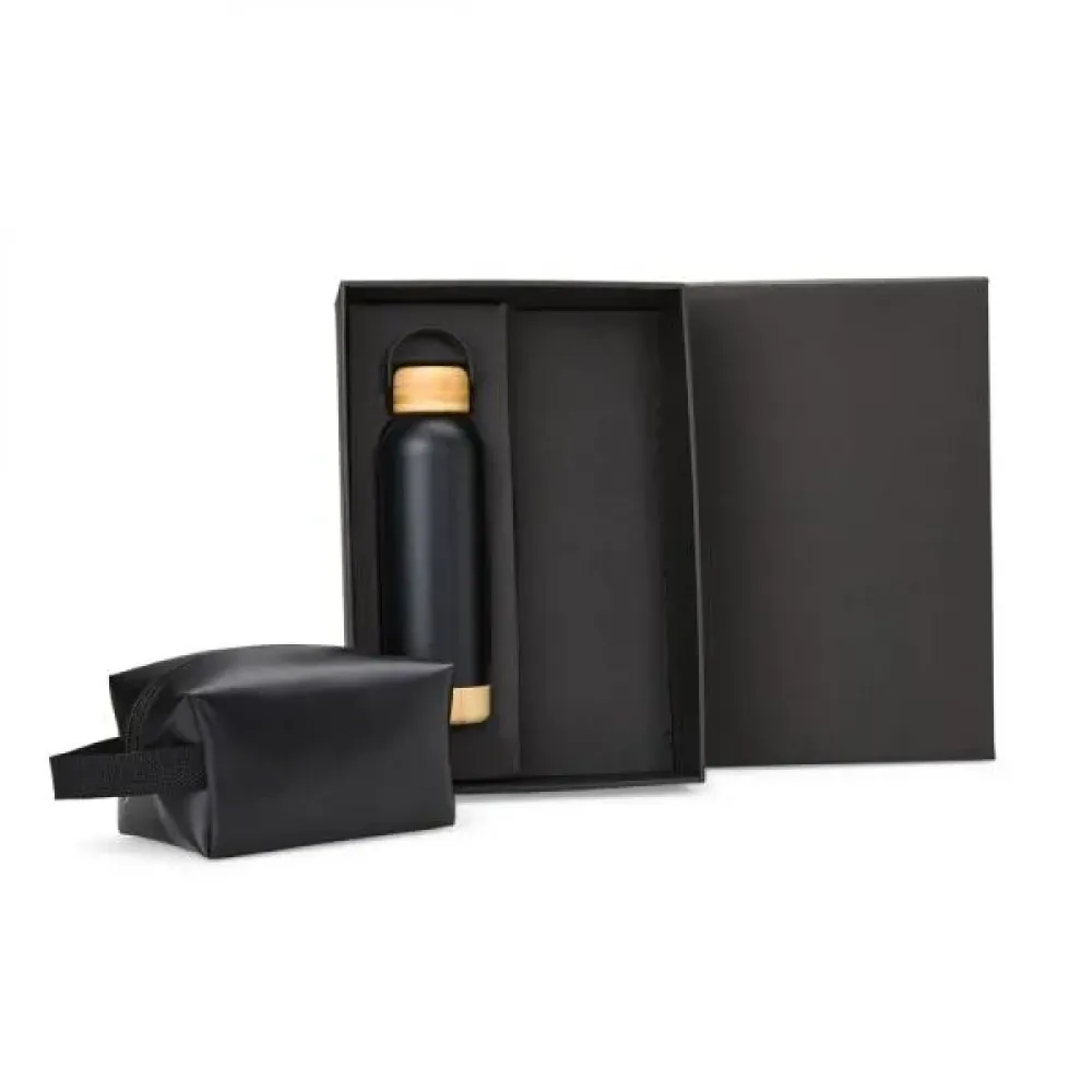 KIT GARRAFA E NECESSAIRE - 2 PÇS-KT-90400