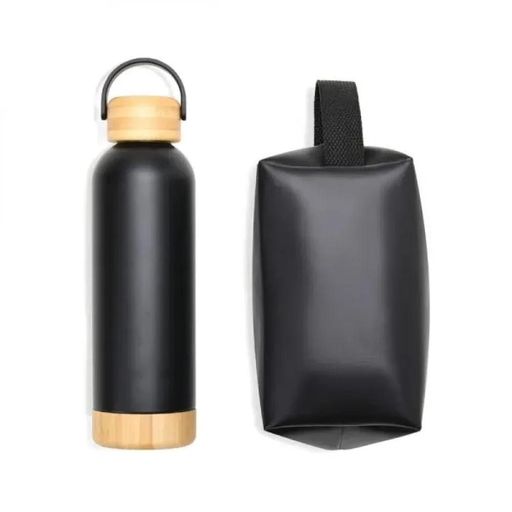 KIT GARRAFA E NECESSAIRE - 2 PÇS