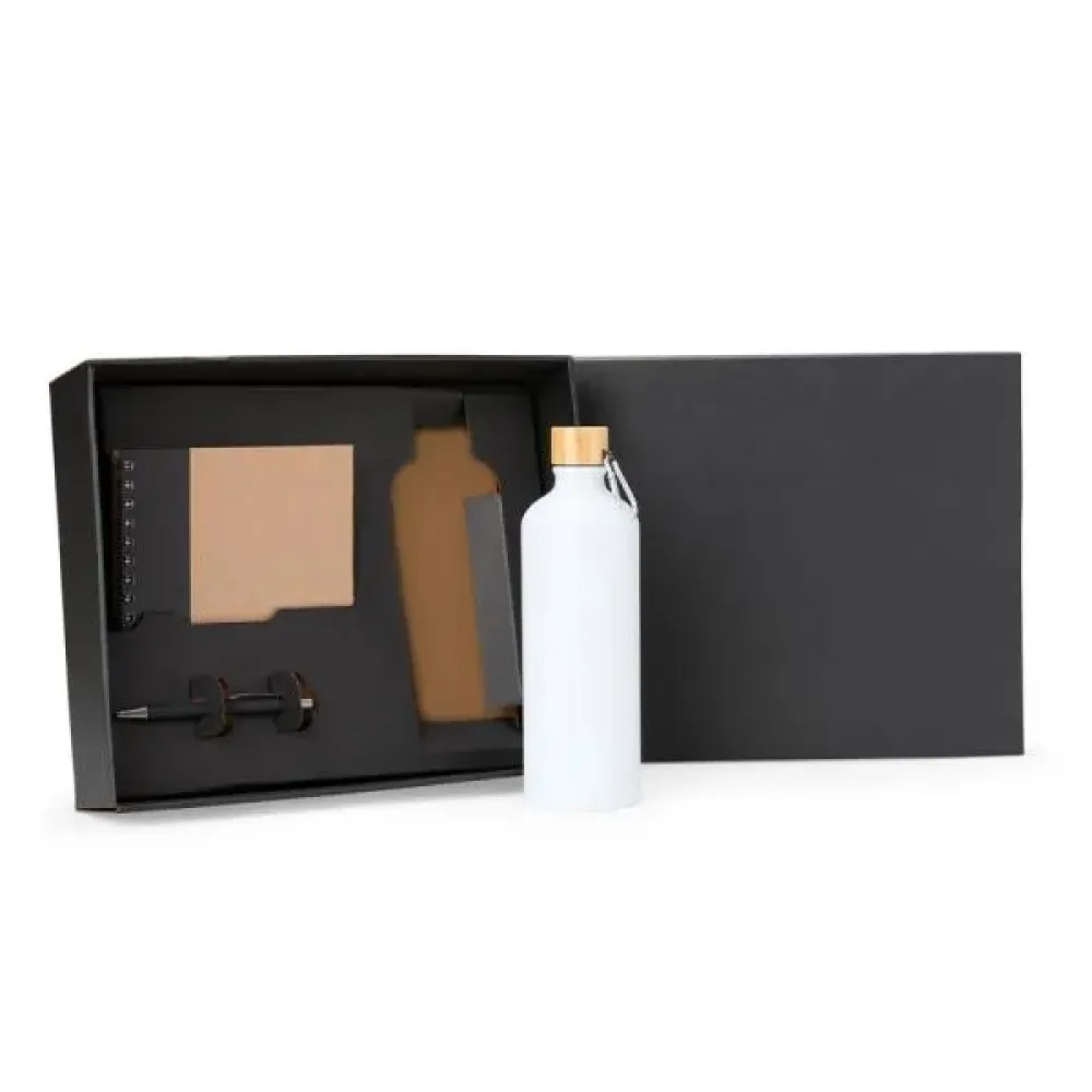KIT GARRAFA, CADERNO E CANETA - 3 PÇS-KT-90401