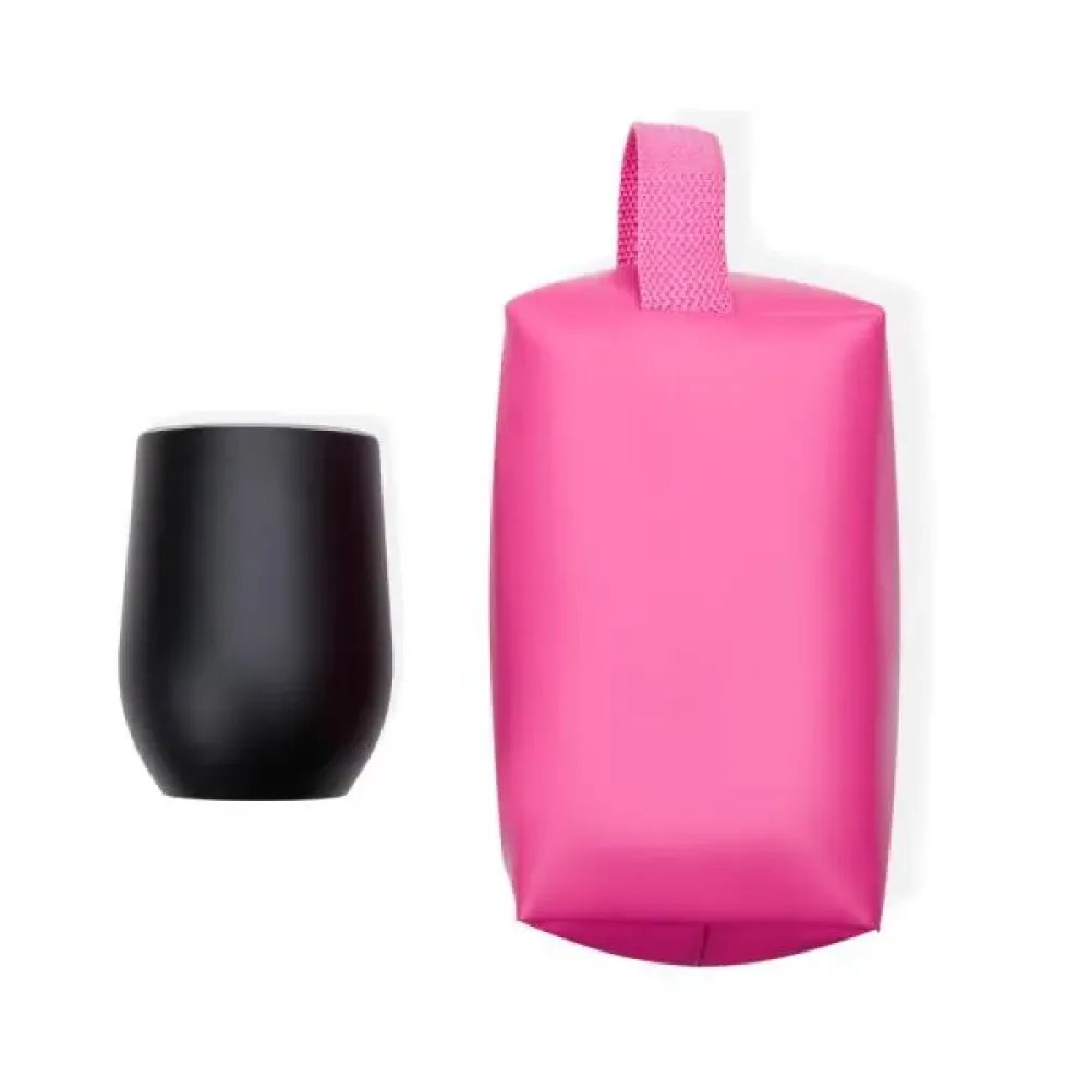 KIT COPO TÉRMICO E NECESSAIRE - 2 PÇS