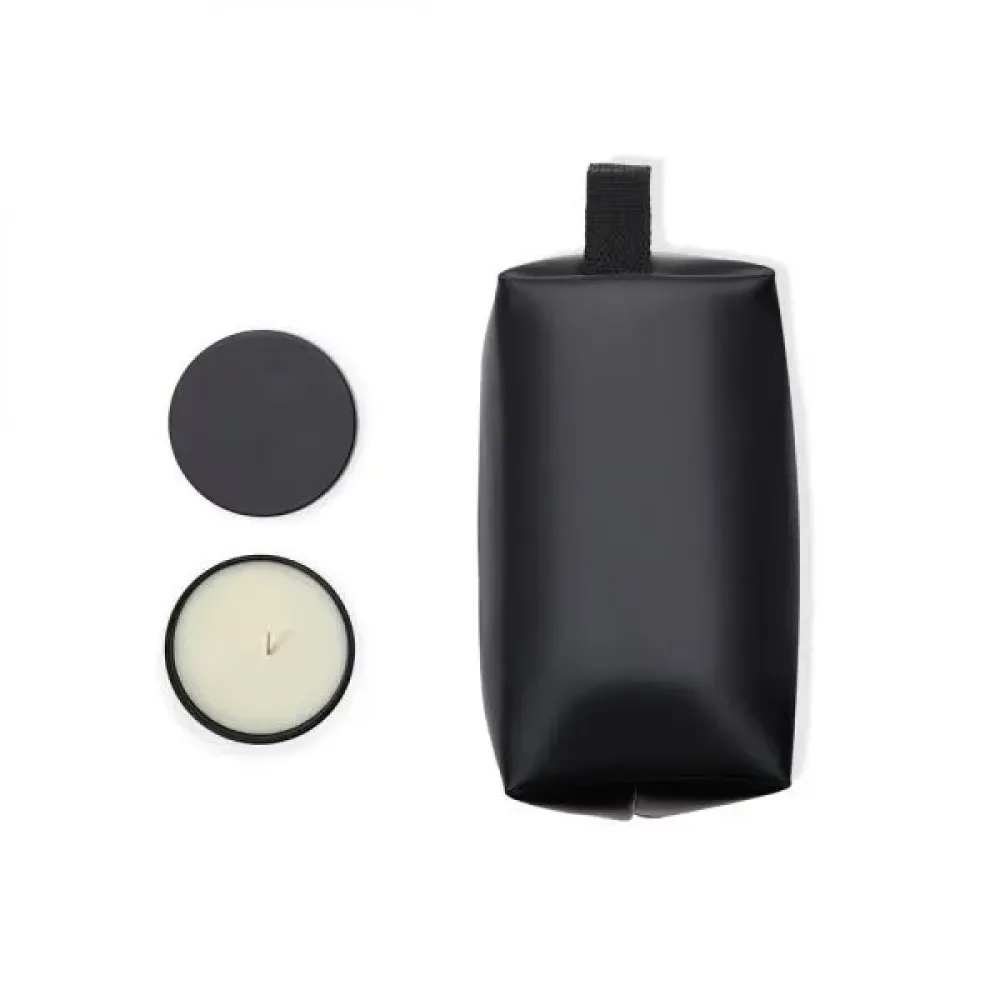 Kit Vela Aromatizada E Necessaire - 2 Pçs