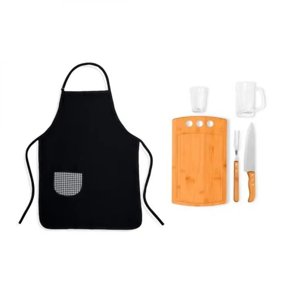 KIT PARA CHURRASCO E CERVEJA - 6 PÇS