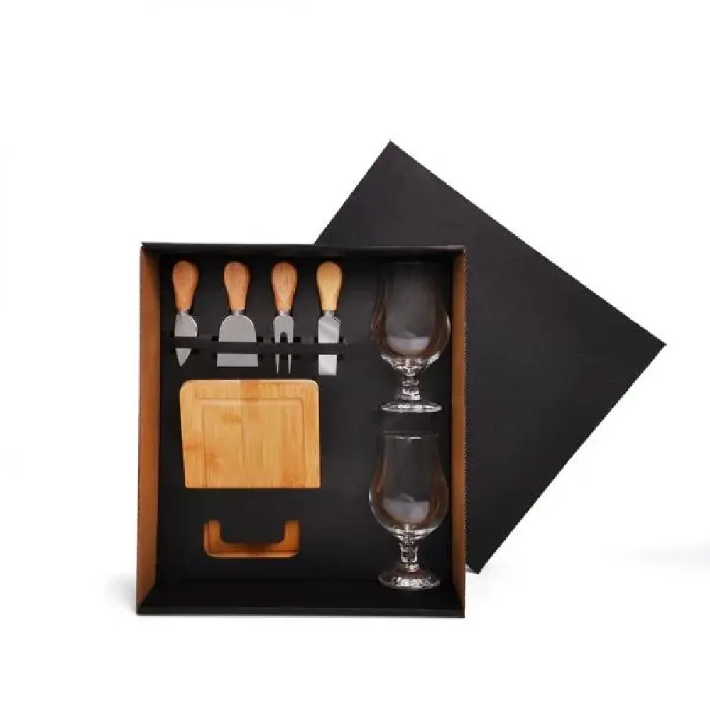 CONJUNTO PARA QUEIJO / CERVEJA - 7 PÇS