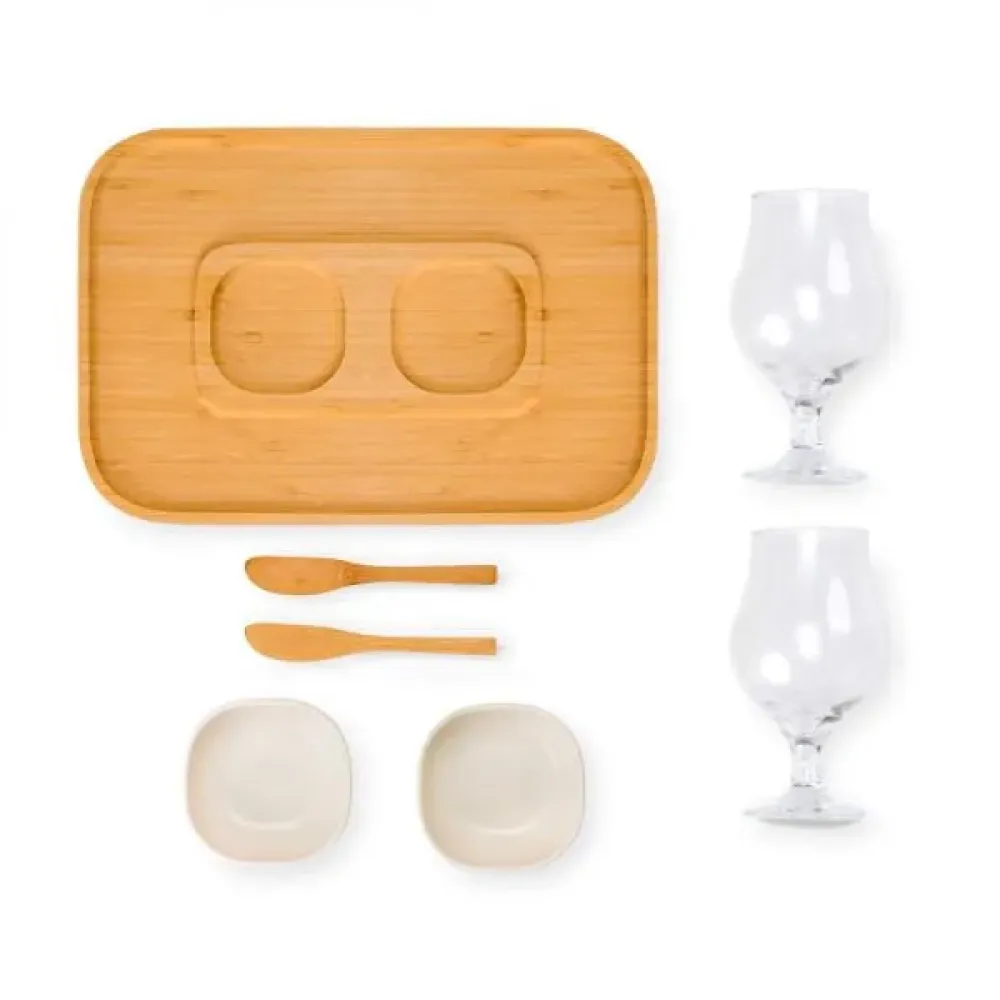 KIT PETISCO E CERVEJA - 7 PÇS