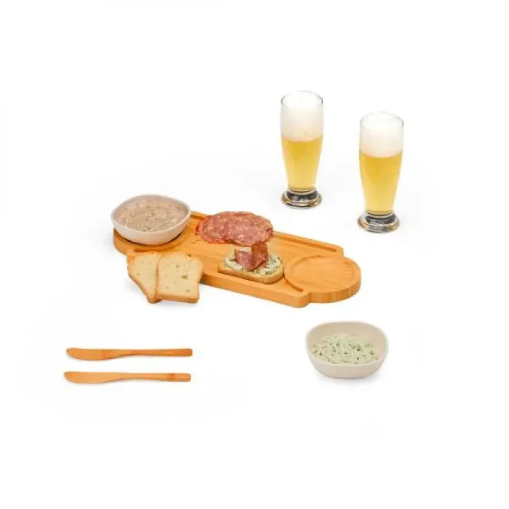 KIT PARA PETISCO E CERVEJA - 7 PÇS
