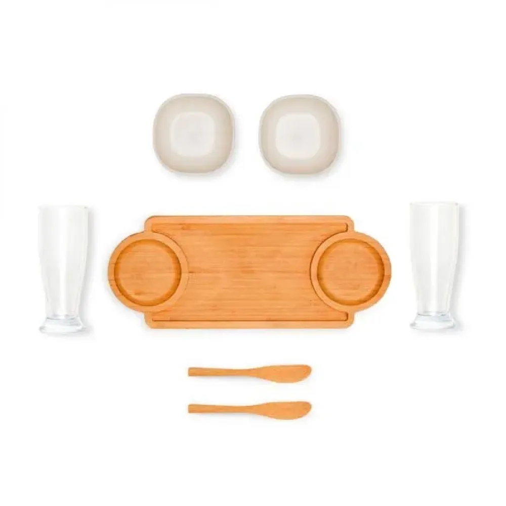 KIT PARA PETISCO E CERVEJA - 7 PÇS