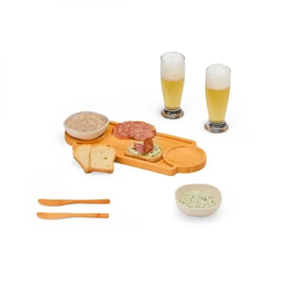 KIT PARA PETISCO E CERVEJA - 7 PÇS