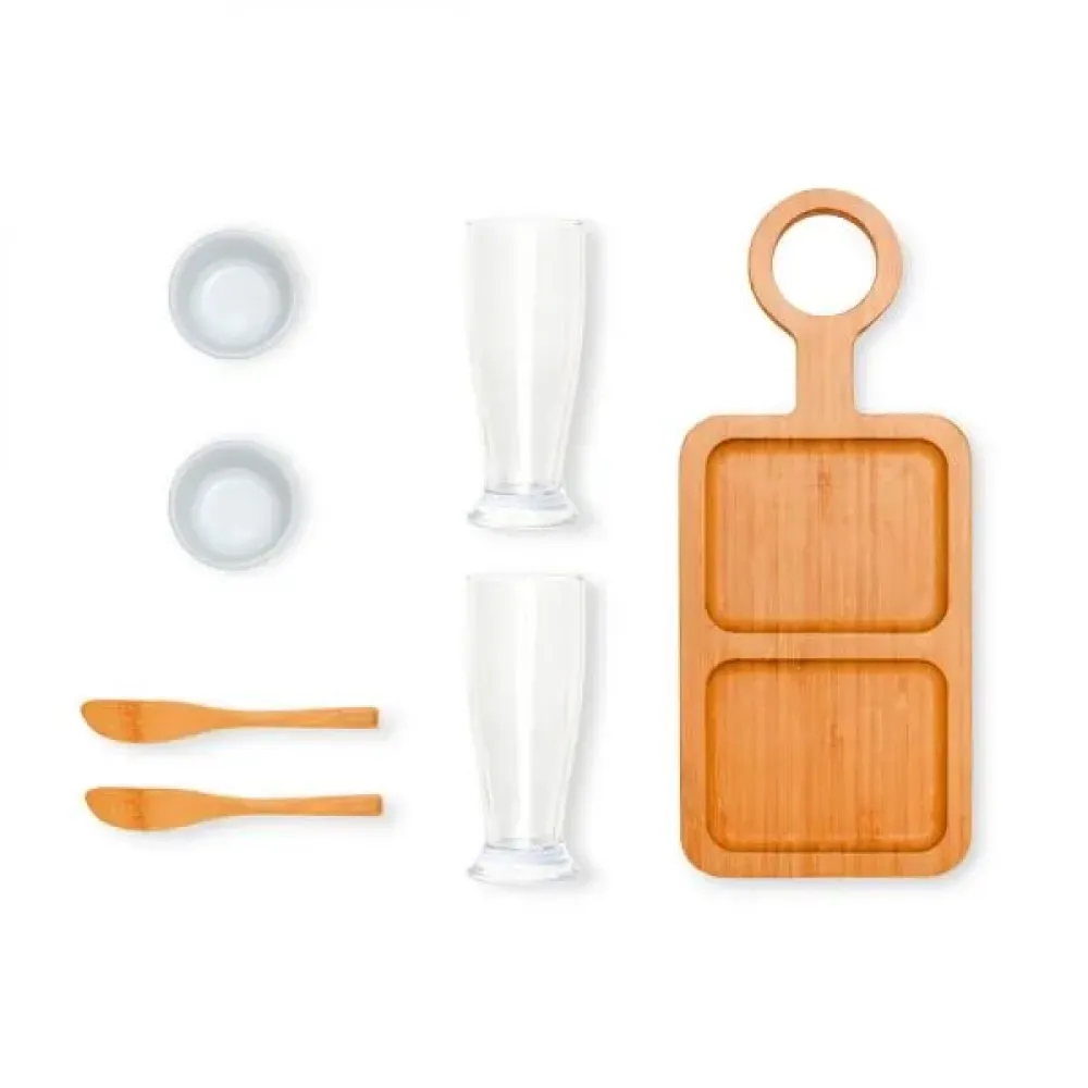 KIT PARA PETISCO / CERVEJA - 7 PÇS