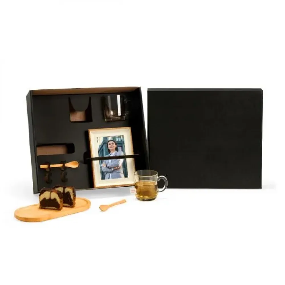 KIT PARA CAFÉ/CHÁ E PORTA RETRATO - 6 PÇS