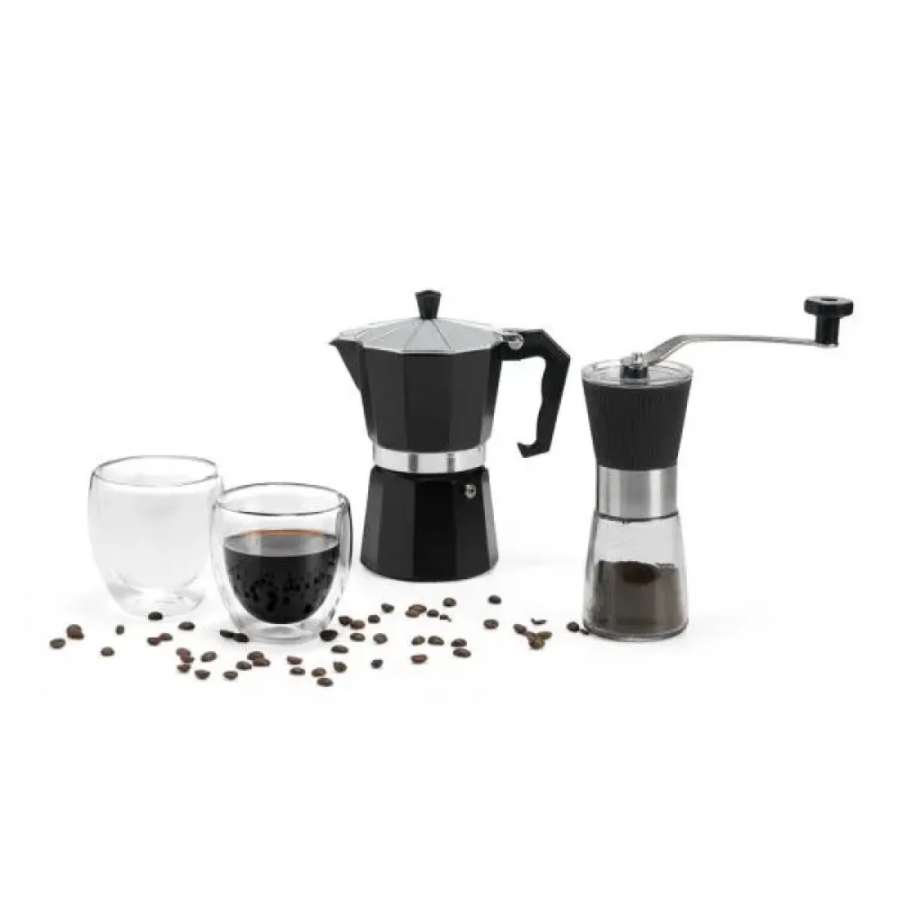 KIT PARA CAFÉ COM MOEDOR - 4 PÇS