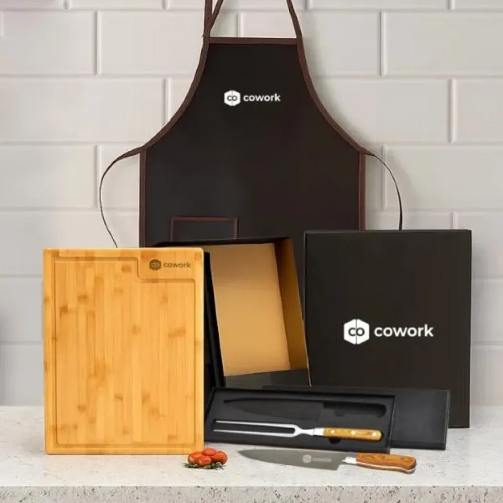 KIT PREMIUM PARA CHURRASCO - 4 PÇS