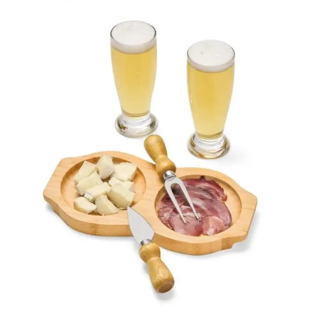 KIT PETISCO E CERVEJA - 5 PÇS