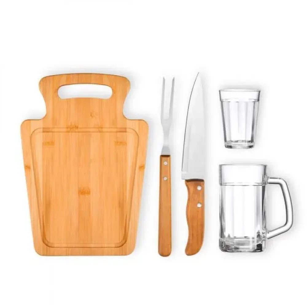 KIT CHURRASCO E BAR - 5 PÇS