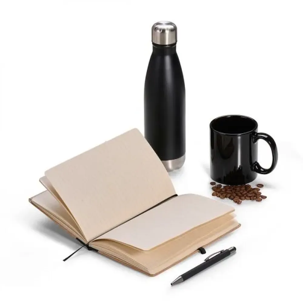 KIT ESCRITÓRIO - PRETO - 4 PÇS