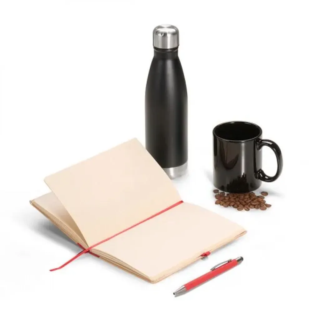 KIT ESCRITÓRIO - VERMELHO - 4 PÇS