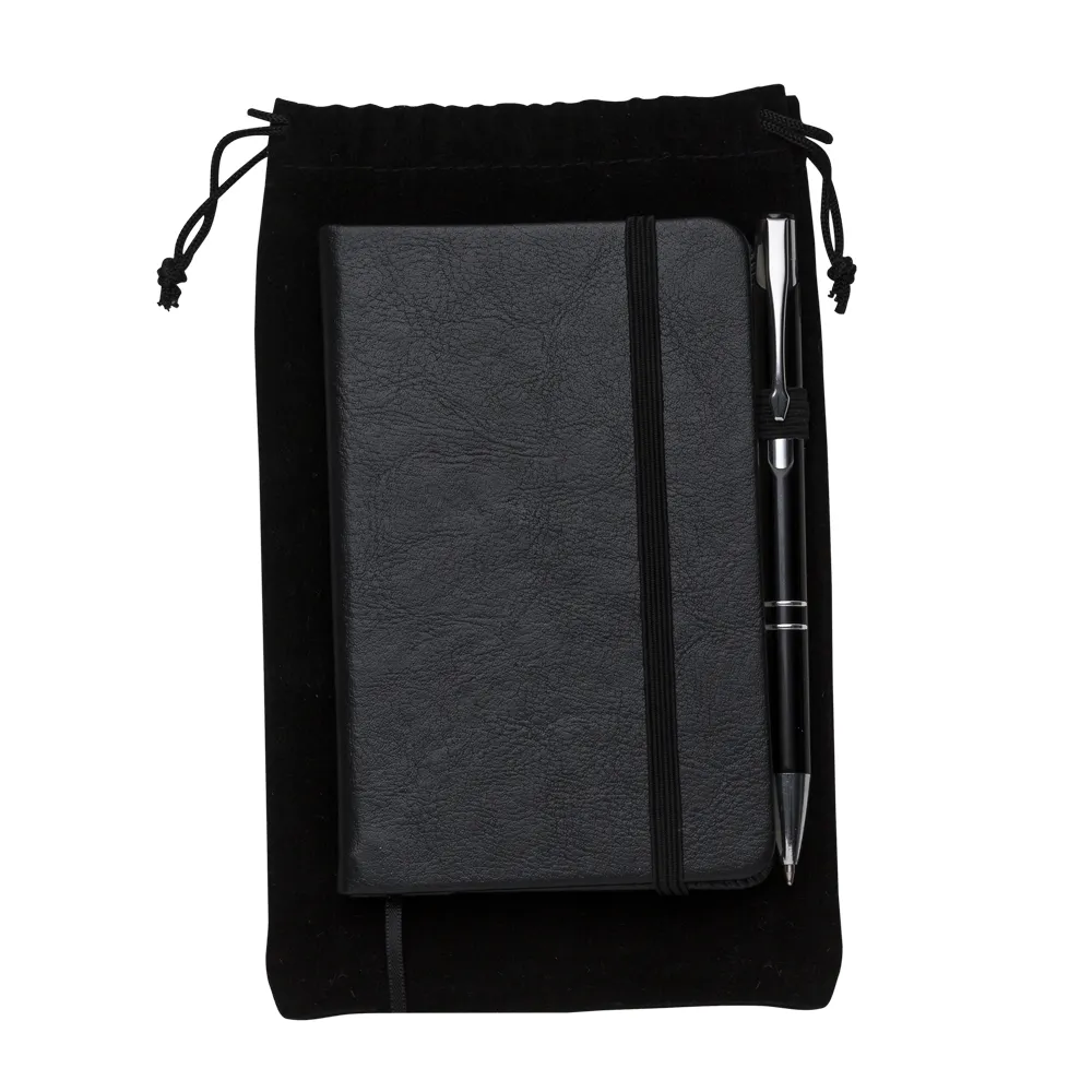 #Kit Caderneta+Caneta+Veludo-12595+ER143B+13844-PRE