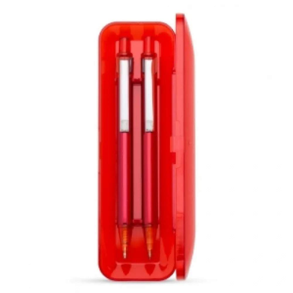 #Conjunto Caneta e Lapiseira Semimetal