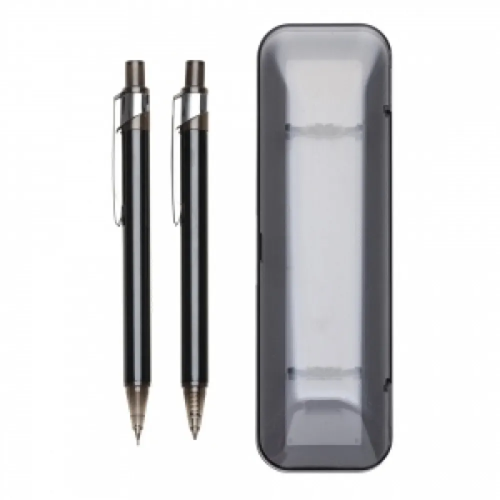 #Conjunto Caneta e Lapiseira Semimetal