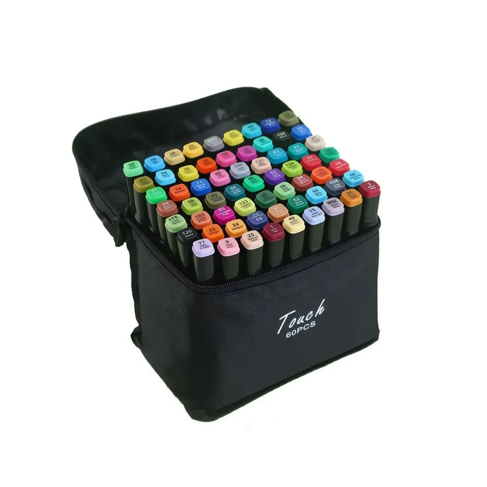 Kit Canetas Marcadoras 60 Cores-BBL67