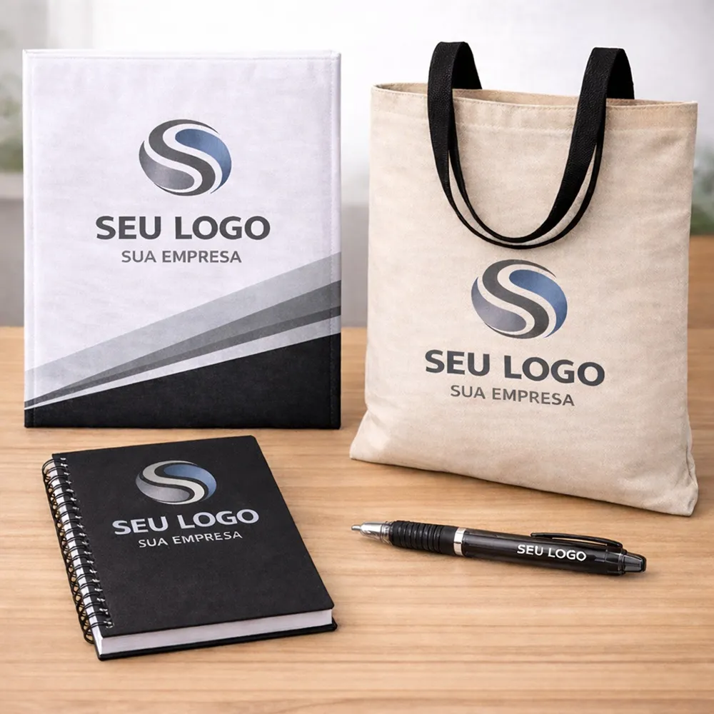 Kit Corporativo Personalizado Toalha 