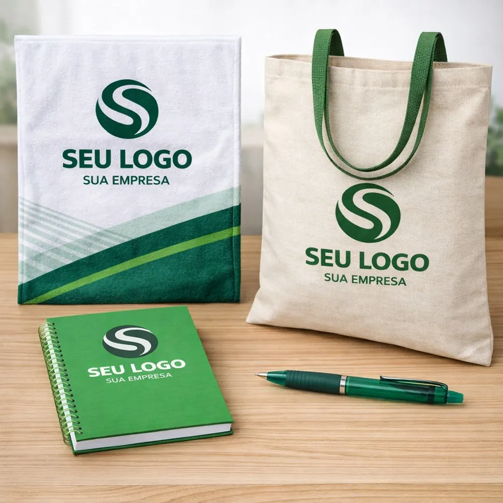 Kit Corporativo Personalizado Toalha 