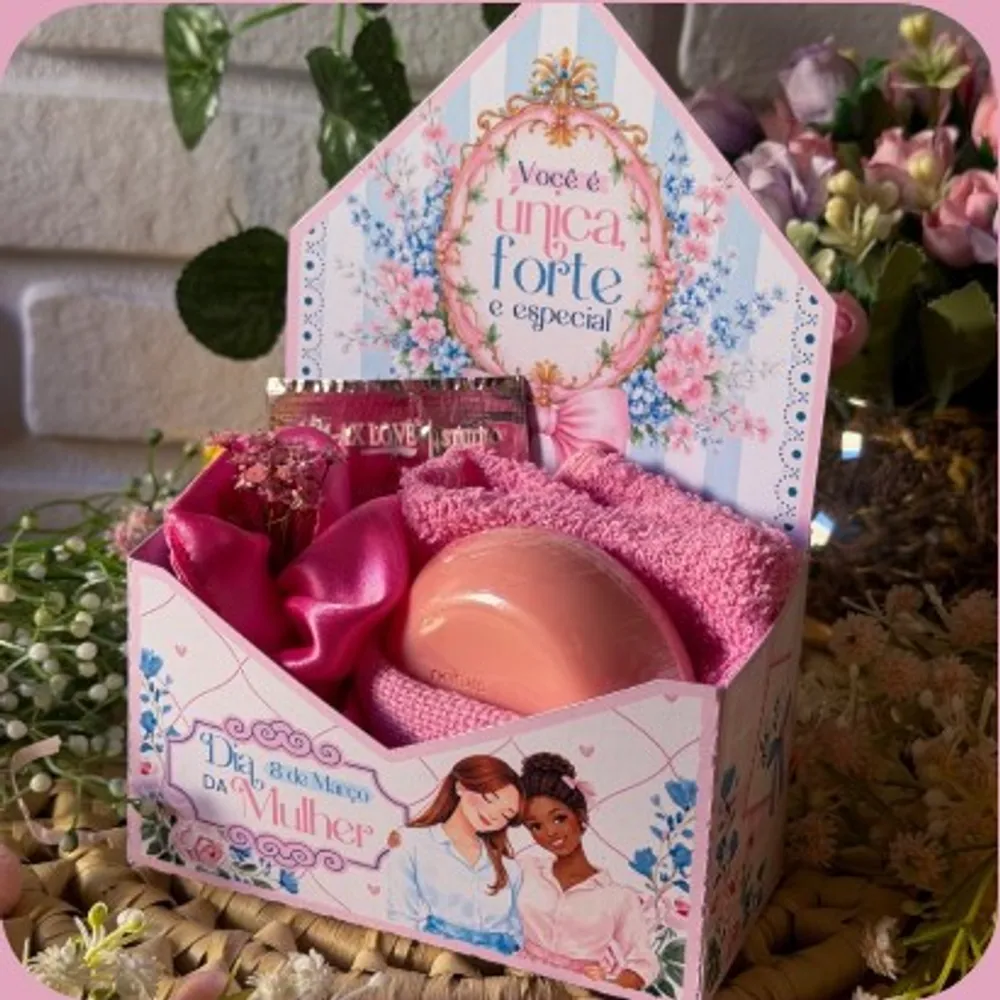 Kit Cuidado com Sabonete e Toalha-052DL