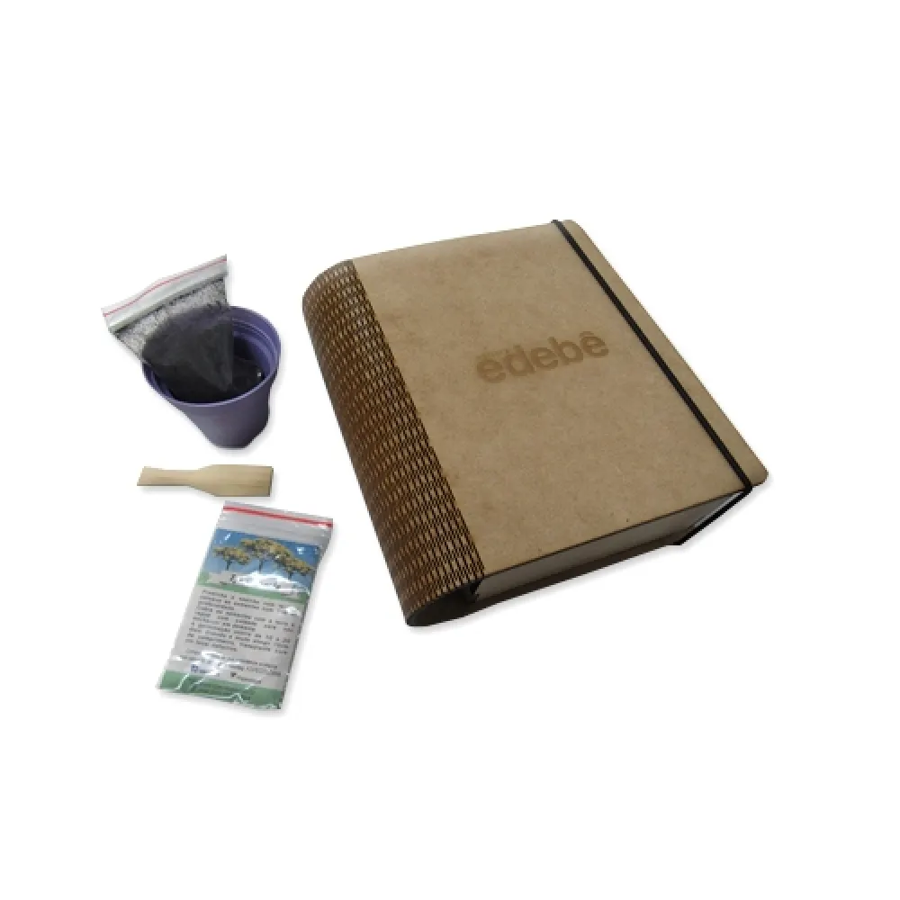 Kit Cultivo formato livro em mdf