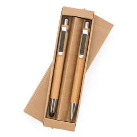 Imagem do produto Kit Ecológico Caneta e Lapiseira Bambu