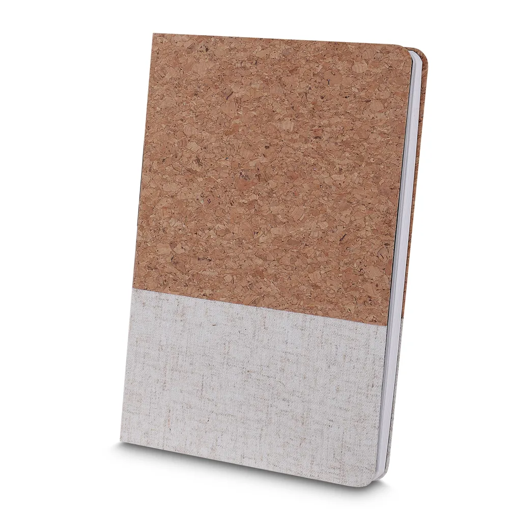 Kit Escritório A5 Capa em Cortiça e Caneta P Reciclado