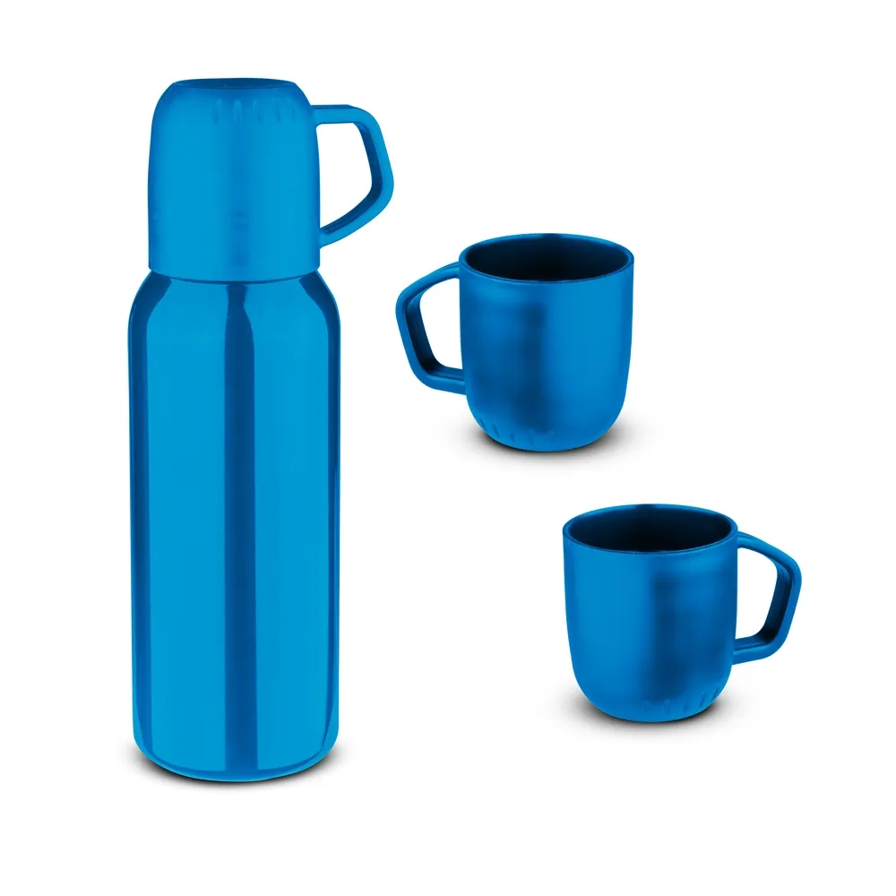 Kit Garrafa Térmica AZUL