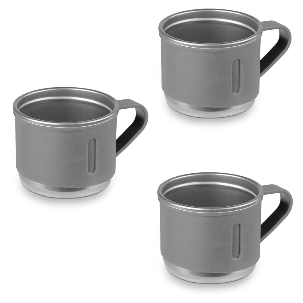 Kit Garrafa Térmica CINZA