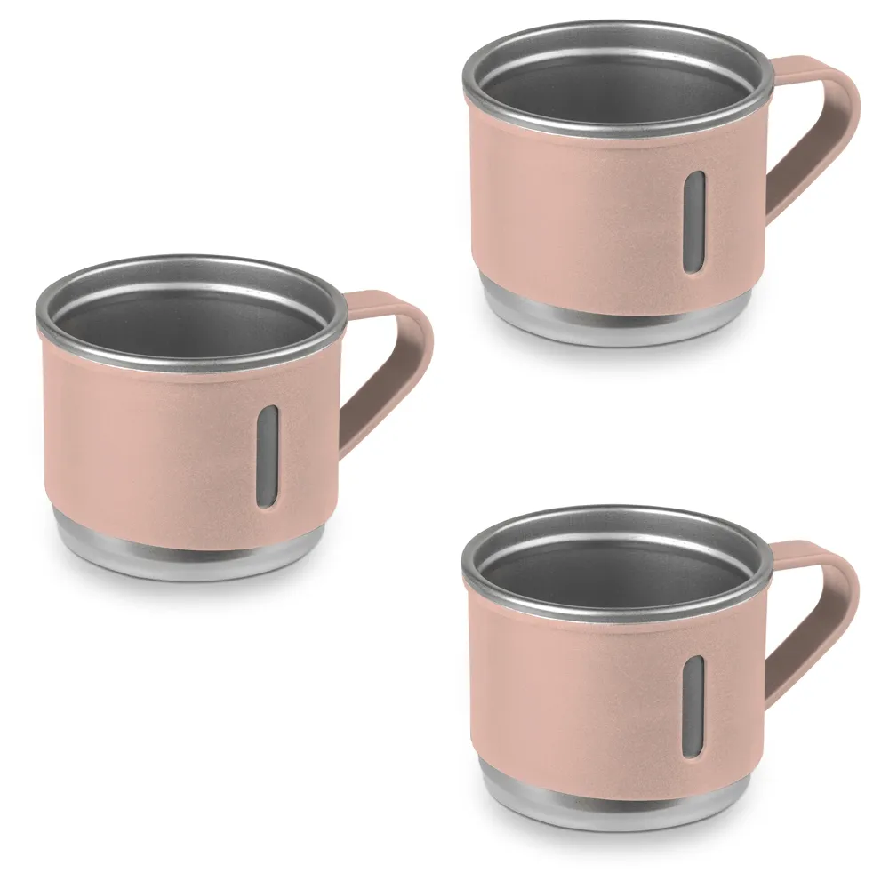 Kit Garrafa Térmica PÊSSEGO