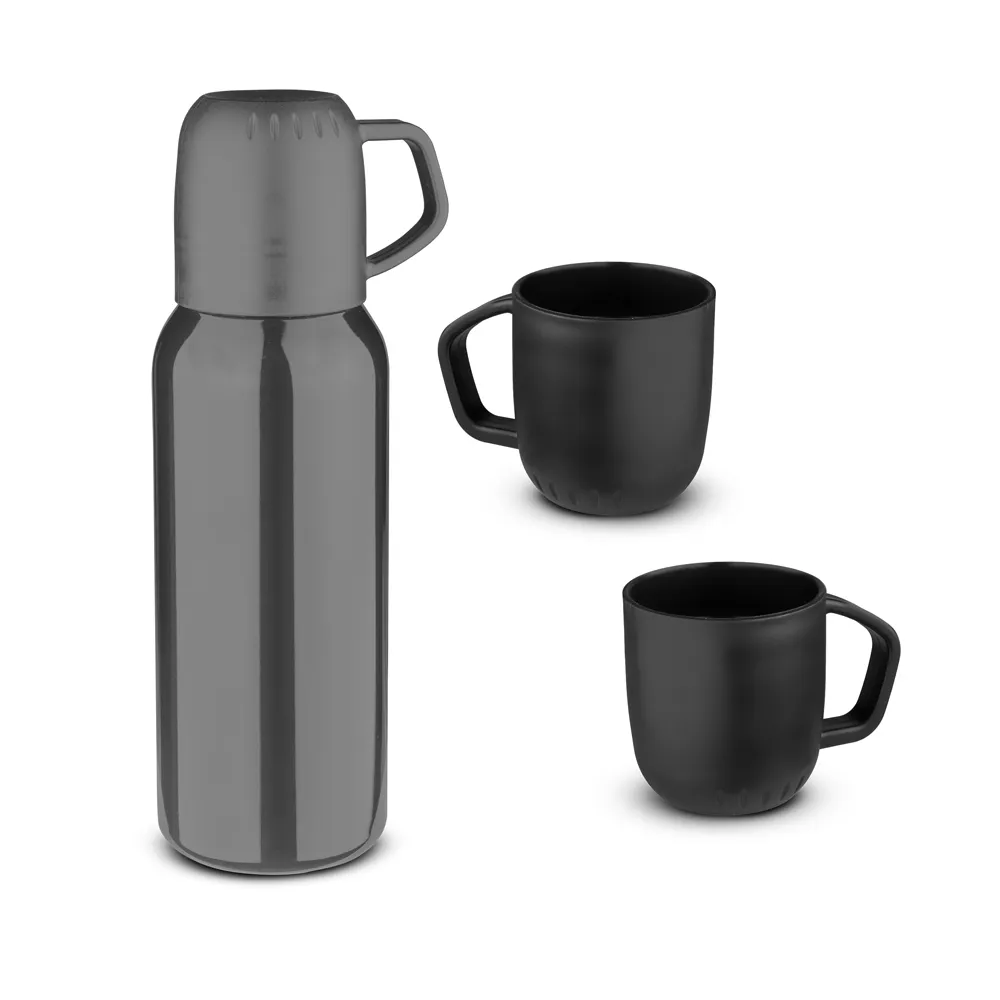 Kit Garrafa Térmica PRETO