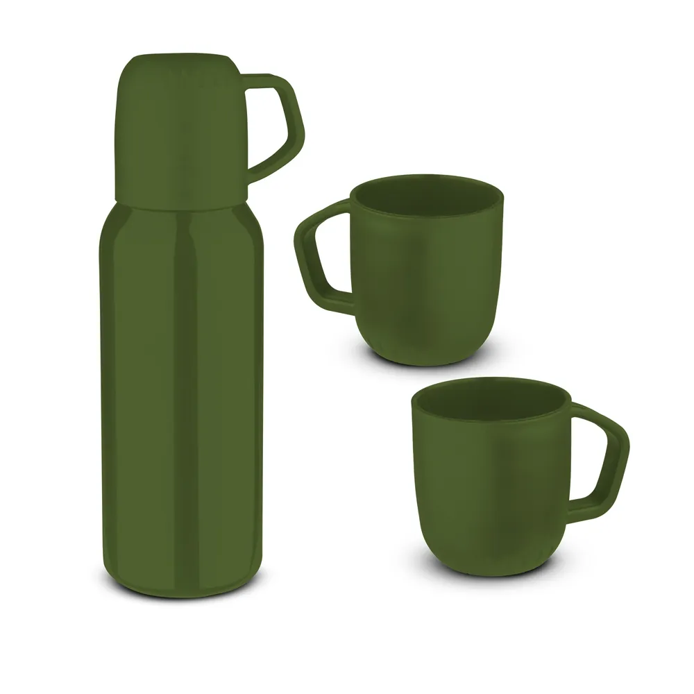 Kit Garrafa Térmica VERDE