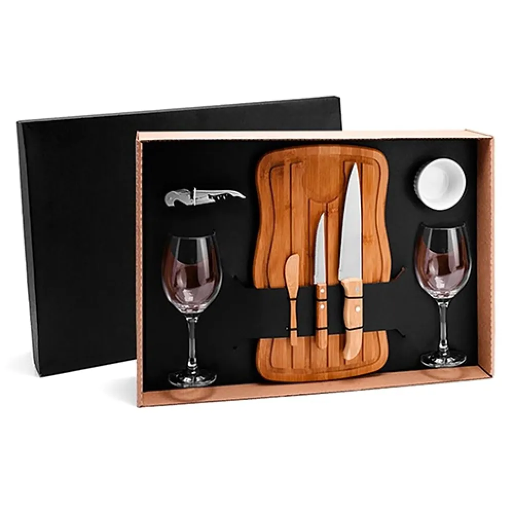 Kit Petisco, Cozinha E Vinho - 8 Pçs-BC0006SM