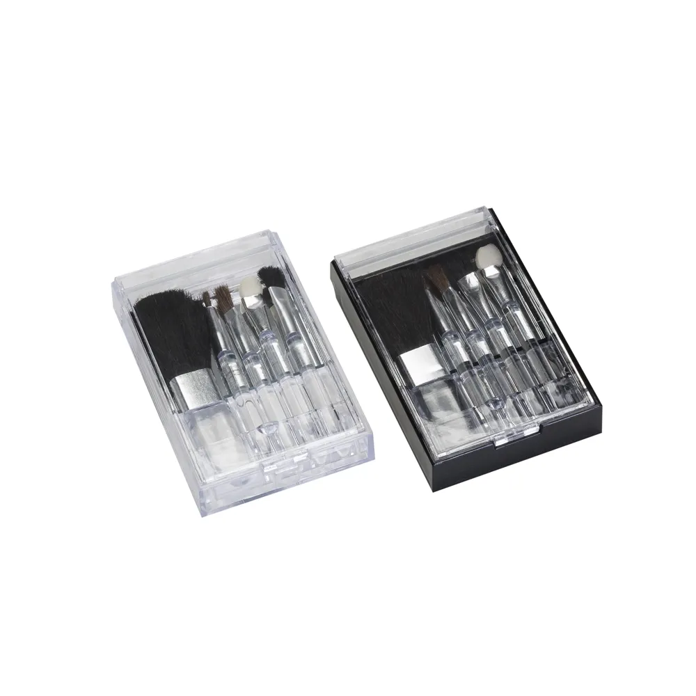 #Kit Pincel 5 peças em estojo Plástico