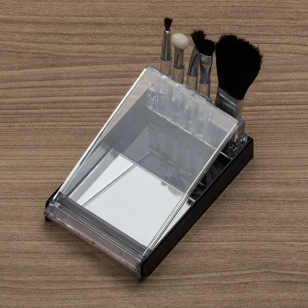 #Kit Pincel 5 peças em estojo Plástico