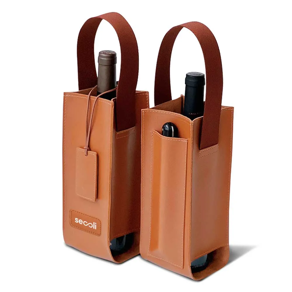 Kit Porta Garrafa com Alças Redondas