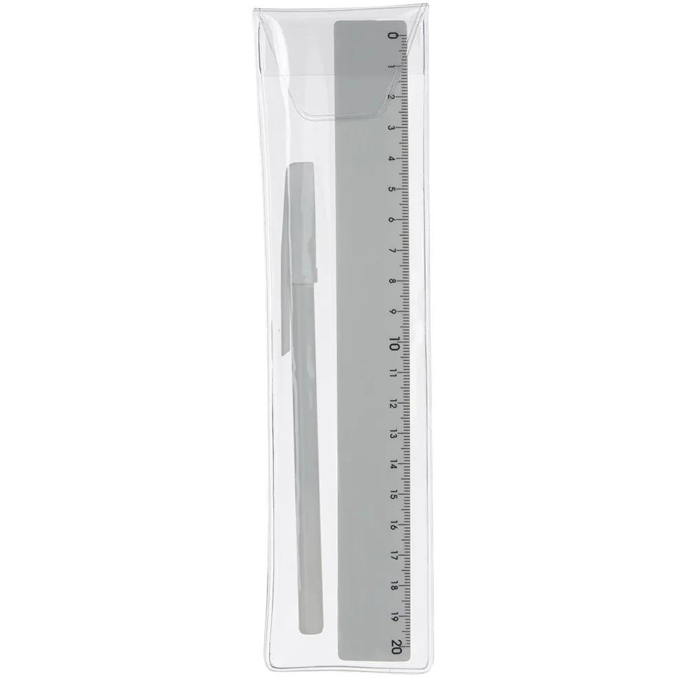 #Kit Caneta e Régua