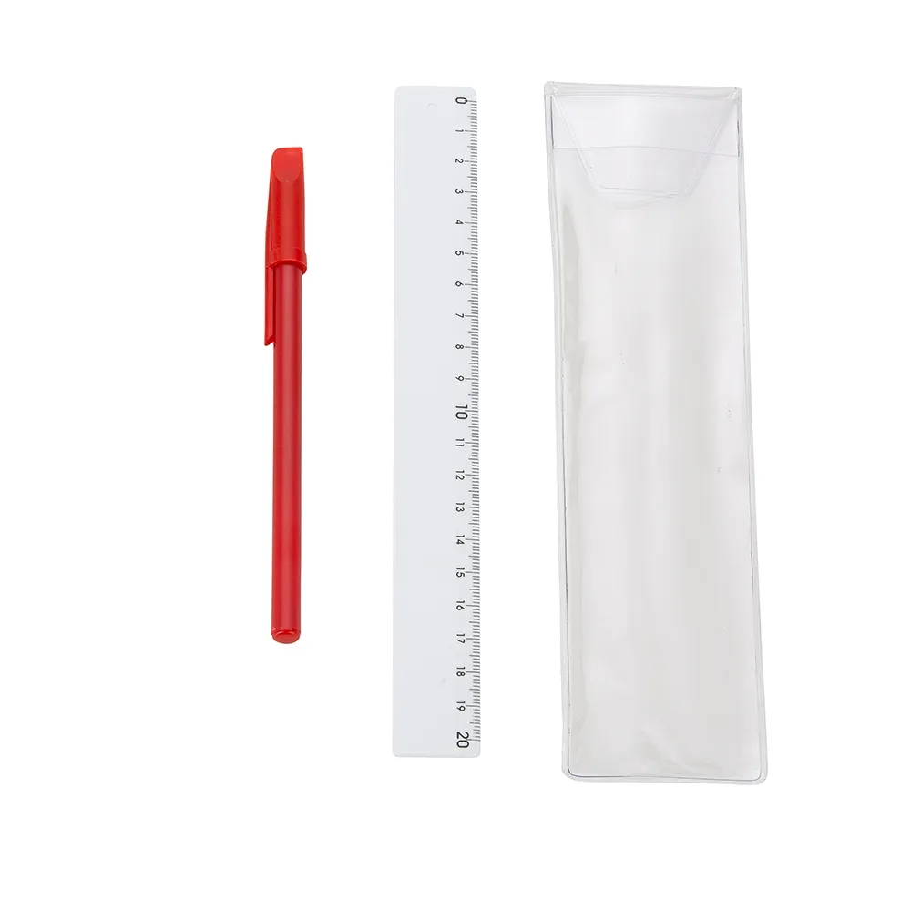 #Kit Caneta e Régua