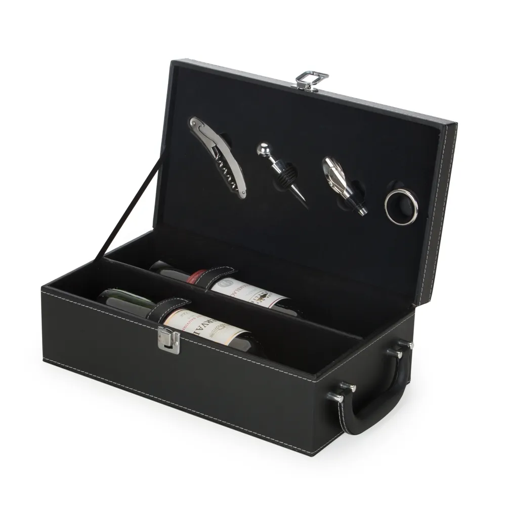 #Kit Vinho 4 Peças com 2 Repartições-P@13835