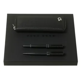 Imagem do produto Kit caneta tinteiro, esferográfica e estojo