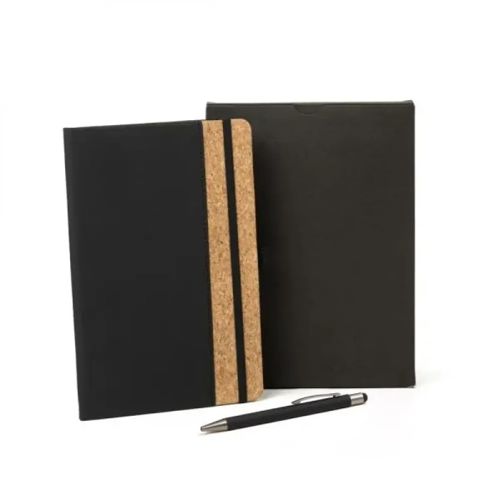 CONJ. CADERNO E CANETA  - 2 PÇS